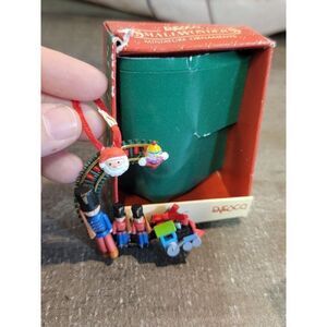 Enesco small Wanderers Merry Marchers ornament Xmas Decor trained soldier Santa